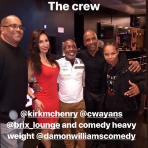 Liana Mendoza Instagram - Such a wonderful night with this crew. @kirkmchenry @damonwilliamscomedy @cwayans #comics #standupcomedian #standupcomedy #lianamendoza #laugh