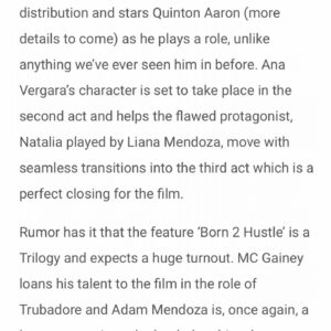 Liana Mendoza Instagram - Feliz  taco 🌮 Tuesday. Thanks Newstrail for this amazing article. #newmovies #lianamendoza #thugs #born2hustle #hustlers #lianamendoza #fyp #girlswithtattoosarehot