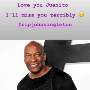 Liana Mendoza Instagram - #ripjohnsingleton