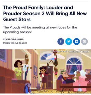 Liana Mendoza Instagram - Stay tuned! The launch 🚀 of @theproudfamily @disneyd23 Can’t wait to see you all again! Let’s sing 🎤 together #disneyplus #proudfamily #disney #d23expo #d23 #newcartoon #music #newmusic #newalbum #funny #lianamendoza #variety #deadline #newtv #fun #funny #proudfamilylouderandprouder #2023 #believe #cartoon