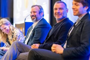 Liev Schreiber Instagram - 2024 CECP Summit attendees received incredible insights on the role of corporations in humanitarian relief from BlueCheck Ukraine Co-Founders Liev Schreiber, Jason Cone & Murphy Poindexter; moderated by Alexandra Amouyel of Newman’s Own Foundation. They discussed their mission, the role corporations can play during a humanitarian crisis—the how and the why, and how BlueCheck plans to address the increasing number of these conflict-affected populations in regions around the world. The way they, and their team of other humanitarian crisis response experts, entrepreneurs, and filmmakers, fast-track urgent support to the front lines, is truly inspiring. #CECPSummit #PurposePersistence #HumanitarianRelief #CrisisResponse #BlueCheckUkraine