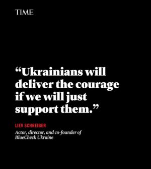 Liev Schreiber Instagram - Ukraine Is Fighting for the Same Values Americans Hold Dear — our co-founder @LievSchreiber in @TIME on the two-year anniversary of the Russian invasion of #Ukraine. “We must look past our differences and uphold the values that define us as Americans. The freedoms and liberties that have allowed us to thrive as a nation and a people. It is exactly those same shared values that the people of Ukraine are fighting and dying for every day.”

https://time.com/collection/time100-voices/6794354/liev-schreiber-ukraine-values/