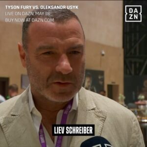 Liev Schreiber Instagram - The man, the myth, the legend @lievschreiber is in the building! 🥊💥

#FuryUsyk | May 18 | Live on DAZN: Click link in bio to buy.

#RingOfFire | #RiyadhSeason | @turkialalshik
