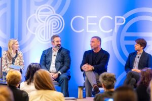 Liev Schreiber Instagram - 2024 CECP Summit attendees received incredible insights on the role of corporations in humanitarian relief from BlueCheck Ukraine Co-Founders Liev Schreiber, Jason Cone & Murphy Poindexter; moderated by Alexandra Amouyel of Newman’s Own Foundation. They discussed their mission, the role corporations can play during a humanitarian crisis—the how and the why, and how BlueCheck plans to address the increasing number of these conflict-affected populations in regions around the world. The way they, and their team of other humanitarian crisis response experts, entrepreneurs, and filmmakers, fast-track urgent support to the front lines, is truly inspiring. #CECPSummit #PurposePersistence #HumanitarianRelief #CrisisResponse #BlueCheckUkraine