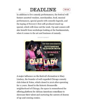 Lil Rel Howery Instagram - Very excited to finally announce the amazing news that me and the my friend/partner and man who helped me make my career dreams come true @knowledgebeckom will be bringing the first year of our comedy festival to Chicago. That’s right get ready for the @whatsfunnycomedy festival in Chicago. This is going to be so exciting. As a comedian who’s been in the game 20 years plus it’s important for me to do this and showcase rising and great comedic talent in the comedy world. Also we will be honoring the woman that also truly invested in me and so many comedians the legendary comedy club owner of Jokes and Notes Comedy Club @lindseymaryella … It’s going to be great line ups mixed with your favorites and rising stars. Then I’m closing out the festival by self producing my next special which I’m excited to do in my hometown and at one of the first theaters I ever headlined at the historic @dusablemuseum … Tickets Go On Sale July 8th and to sign up to our mailing list as shows and panels are released sign up at www. whatsfunnycomedyfestival.com also For sponsorship opportunities email: sponsorships@whatsfunnycomedyfestival.com #WhatsFunnyComedyFestival
