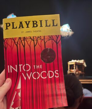 Lilla Crawford Instagram - Into the Woods on Broadway opening night! A chills down your spine, absolutely beautiful production, and hilarious! Don’t miss this one 👀😊 Thanks to @aliceandolivia for the dress!