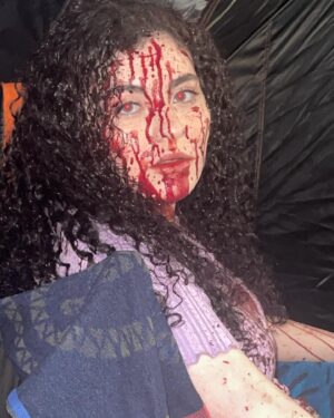 Lilla Crawford Instagram - i 💀 on tv #PLLSummerSchool 😔 rip @prettylittleliars @streamonmax 🔪🩸