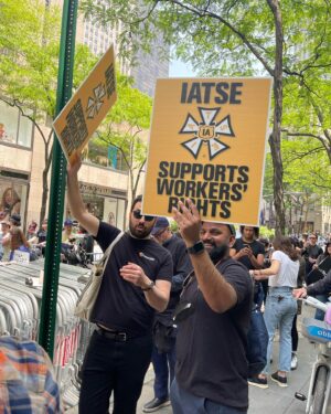 Lilla Crawford Instagram - I’ve been a SAG-AFTRA member since I was 6 and hope to be in the WGA one day. Having a fair deal for when that day comes is one of the many reasons why this fight is so important to me, but even with that, WE ARE ALL in this fight together for a better future. SAG-AFTRA is still at the negotiating table — so many of us are ready to strike. I voted yes. No more meeting in the middle. If you are unaware of the reasons why WGA and SAG are fighting for a fair deal, I urge you to do a quick google search and learn more. I’m a proud #sagaftramember and I stand with The WGA. #wgastrong 

On this post or in my bio, you can donate directly to @alifeinthearts which is an organization that among many things is here to support industry professionals who’s livelihoods are being effected by the strike. Or if you are unable to donate at this time, attend a picket line/rally near you! Famous people will sing for you and they give out free food.
