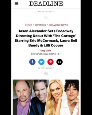 Lilli Cooper Instagram - If you’re lookin for me, I’ll be back on 44th street 😍 
@thecottagebroadway