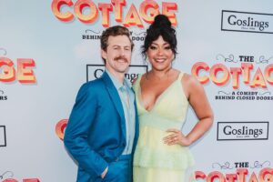 Lilli Cooper Instagram - It’s a shame we’re all just a bunch of uggos. Happy opening @thecottagebroadway
 🚬 
🫖 
🏡 
🤰🏽 
💨 
👶🏼
💐 
🐶 
👗 @anthropologie 
🧵 🪡 @neffnyc 
💍 @melissakayejewelry 
💇🏽‍♀️ @dylansilver19 
💄 @emkatzbeauty 
📸 1&4 @michaelah.jpg 
📸 2,3 & 5 @rebeccajmichelson