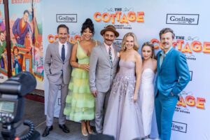 Lilli Cooper Instagram - It’s a shame we’re all just a bunch of uggos. Happy opening @thecottagebroadway
 🚬 
🫖 
🏡 
🤰🏽 
💨 
👶🏼
💐 
🐶 
👗 @anthropologie 
🧵 🪡 @neffnyc 
💍 @melissakayejewelry 
💇🏽‍♀️ @dylansilver19 
💄 @emkatzbeauty 
📸 1&4 @michaelah.jpg 
📸 2,3 & 5 @rebeccajmichelson