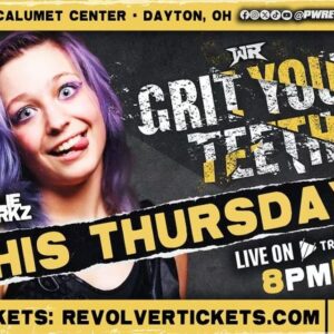 Lillian Bridget Instagram - Im ready for @pwrevolver in Dayton!

Will I be able to drop @havokdeathmachine on her head?!

Tonight!
#RevolverGRIT
Dayton, OH - 8pmET
LIVE on @fitetv 

🎟️ RevolverTickets.com

📺 trillertv.com/watch/wr-grit-your-teeth/2pes4/