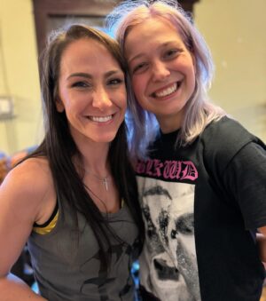 Lillian Bridget Instagram - Wrestling is better with you in it 💛💜