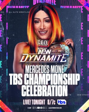 Lillian Bridget Instagram - Tonight #AEWDynamite on @tbsnetwork !

Wondering what the new @aew champ has to say…