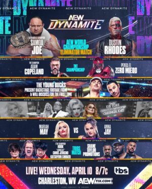 Lillian Bridget Instagram - What are you most excited for?

#AEWDynamite tonight live from the @chaswvccc in Charleston, WV at 8pm ET/7pm CT with an EXPLOSIVE night of action on @tbsnetwork!