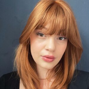Lilly Dreesen Instagram - Ich könnte meine Haare nicht mehr lieben wie jetzt gerade. Bin so verliebt in die Farbe 🧡🧡 wenn man zu @carinahohenhoff @hohenhoff_eggeling geht, weiß man immer das man noch schöner raus kommt 😍 was ist eure liebste Haarfarbe bei euch ? #newhair #redhair #redhairdontcare #readhead #inlove #loveit #newproject #anzeige