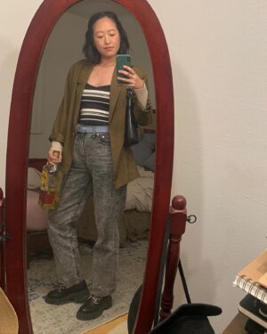 Lily Du Instagram - Some 2023 outfits i remembered to take photos of. Outfits without photos have ceased to exist. Maybe these are the only ten things i wore in all of 2023.