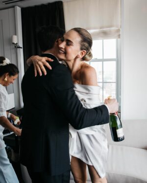 Lily James Instagram - My dream date in my absolute dream dress. @erdemlondon thank you so much for such a precious memory. I loved every moment of dreaming up this stunning gown with you and the @erdem team. The story and magic of this dress is truly breathtaking. You are a true artist and I feel so privileged to have worn
 your creation on this iconic carpet. @voguemagazine thank you for having me. 🖤
@rebeccacorbinmurray @valeriaferreiramakeup @halleybrisker @betina_goldstein @shilabeautycenter @skj @thebeautysandwich THANK YOU 💋
Thank you @iona.wolff for capturing these behind the scenes xx#