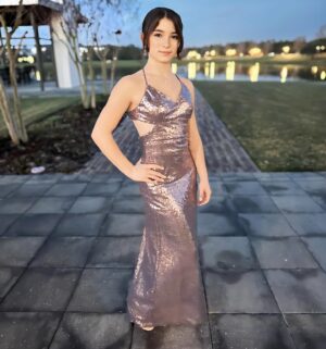 Lily Rose Smith Instagram - Got to get all dressed up tonight to celebrate our friends 🎂 🥳 #sweet16 💗
