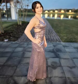 Lily Rose Smith Instagram - Got to get all dressed up tonight to celebrate our friends 🎂 🥳 #sweet16 💗