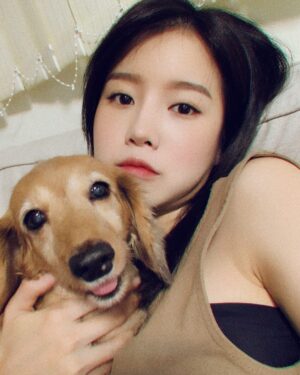 Lin Zoey Instagram - 看著妳的白毛一天天變多...似乎也在提醒我自己已經是大人了，13歲的mini...小小的身體健健康康就好💕💕💕
#毛孩子的陪伴
#感謝妳的邀請
#進入妳的生命
#怎麼辦能不能永遠都不分開