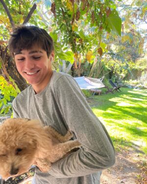 Lincoln Melcher Instagram - later dawg 🐩