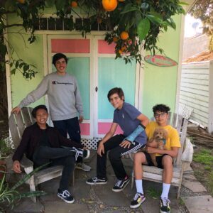 Lincoln Melcher Instagram - the real backyardigans 🍊