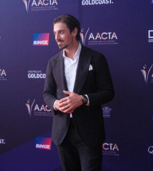 Lincoln Younes Instagram - @aacta’s 2024 👨🏻

@vogueaustralia @rabanne @hublot_australia @hublot @pjohnsontailors @kirrillysams 

📸 - @oscarlealhq
