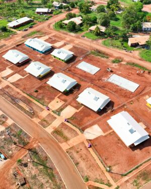 Linda Burney Instagram - Major housing projects, like this one in Ramingining, are underway across East Arnhem Land. They're creating local jobs and helping ease overcrowding in remote communities.

Overcrowding makes it harder for First Nations children to get the best start in life, and we know many poor health outcomes start with overcrowding.

So we're doing something about it by fixing remote housing.

Our landmark joint investment for housing in remote communities across the Northern Territory will help close the gap between Indigenous and non-Indigenous Australians.