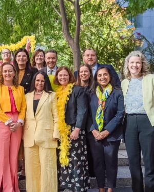 Linda Burney Instagram - Proud to stand with my colleagues for Endometriosis Awareness Month.

Endometriosis is a disease that affects 1 in 7 women. Too many women suffer in silence with this painful disease.

Our Government invested $58.3 million in last year’s budget to support women with endometriosis and pelvic pain. 

This included the establishment of 22 specialised clinics which are now all up and running.

Because we’re a Government that delivers for all Australians.