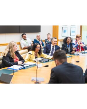 Linda Burney Instagram - When you meet young mob like this, it's hard to not get inspired about big ideas.

It was a highlight of my week meeting with members of the First Nations Education Youth Advisory Group.

They're young Indigenous people from around the country who are sharing their experiences with Government.

Because we can make better progress on closing the gap when we listen.