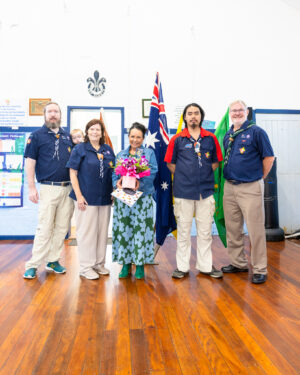 Linda Burney Instagram - Volunteer organisations like the Scouts do important work that brings families in our communities together.

A big thank you to James, Helen, John, Marcus and Baby Ethan for welcoming me to the 1st Hurstville Scout Hall.

With the support of our Government's Stronger Community grants, they've been able to repair and refurbish their historic scout hall.

Now more families can benefit from quality community spaces, supported by our government.