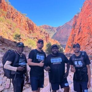 Linda Burney Instagram - The Larapinta Trail is a breathtaking trek through Arrernte Country in Central Australia. Now more people can see its beauty thanks to an investment by our government in the Larapinta Trail Tourism Project.

100% Finke River Culture and Adventures is a First Nations owned and operated tourism organisation that is delivering the project. By working in partnership, we’re creating jobs for the community, building local tourism and celebrating Arrernte culture.

It’s just one way that we’re building a better, safer future in Central Australia.