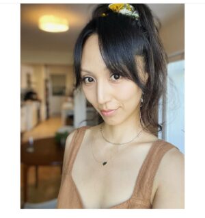 Linda Park Instagram - Finally saw BARBIE 💓 I laughed, I cried and then I attempted Margot Robbie’s handkerchief ponytail.