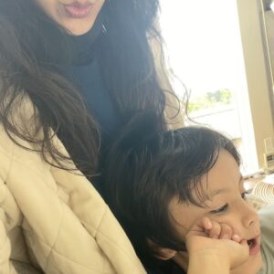 Linda Park Instagram - Happy birthday to my twin flame, my greatest gift, my greatest challenge and teacher.  When I was pregnant with you everyone thought I was having a girl. But one day walking around the reservoir I felt a shot of crazy energy and felt you say I AM A BOY. My energy is masculine. I am a dragon. I am young. Your spirit is young and mine is old. I give my baby dragon whatever wisdom I’ve collected so far… Like all things one day I will have to let him go. I felt so strongly when you were in my belly that my job would be to shepherd you towards love and compassion, raise a new generation of man who in your own way changes the collective dial towards love… a man deeply connected to the past, to the earth and know how to love her, she who gives us so much. But I’ve been humbled by how much you’ve taught me about love and compassion. Humbled by the challenges of motherhood, often a mirror to all the parts of myself that have not been tended to or healed. Happy birth day to us my 🐉💚 May we continue to grow and learn from each other. I love you in ways I never thought possible.