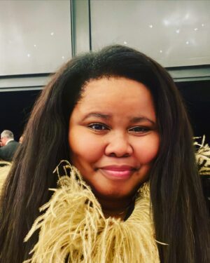 Lindiwe Mazibuko Instagram - Birthday wishes for a very special human man. 🤩🎉

👗 by the amazing @katvanduinen.official ❤️