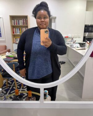 Lindiwe Mazibuko Instagram - I came into the gym hot, now everything hurts. 😭😭😭