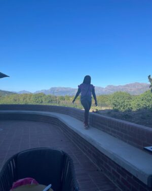 Lindiwe Mazibuko Instagram - Winelands adventure at beautiful @baccoestate ❤️🍷