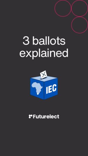 Lindiwe Mazibuko Instagram - Get ready for the SA Elections 2024! 🇿🇦 For the first time ever, voters will cast THREE ballots instead of two. Here’s a quick breakdown:

🗳️National Ballot:
Vote for the political party you believe will best represent you in the National Assembly.

📍Regional or Province-to-National Ballot:
Choose a political party or independent candidate to represent you at the National Assembly.

🏛️Provincial Ballots:
Select a political party or independent candidate to voice your interests in your provincial legislature.

Remember: Make only one mark on each ballot. Multiple marks will spoil your vote. Let’s make each vote count! 🗳️

#GetCivicsSavvy with #Futurelect and #VoteWithPurpose. 

Visit our pinned post for more details on how you could stand a chance to win a PS5 and other prizes.