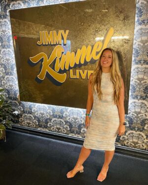 Lindsay-Elizabeth Hand Instagram - 🎞️ ROLL THE TAPE 🎥 Thank you again to everyone who made my time in California so memorable. 🌴 Shout out to @bygeorge.nic and his sweet family - getting to watch Kimmel from the green room was a very special day indeed. I’ll never forget it! 🤯 I met so many amazing filmmakers, loved how @thebhfilmfest was organized from the screenings to the after parties, and it was so cool to stay in the historical @thehollywoodroosevelt hotel in one of the poolside cabanas. It all felt very Hollywood. 📸 credit to @wippich and @masterppv - you are both so kind to share these photos with me. Wish I could tag 100 people in this post, but the real ones know who they are. Until next time, LA. ☺️