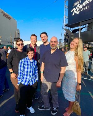 Lindsay-Elizabeth Hand Instagram - 🎞️ ROLL THE TAPE 🎥 Thank you again to everyone who made my time in California so memorable. 🌴 Shout out to @bygeorge.nic and his sweet family - getting to watch Kimmel from the green room was a very special day indeed. I’ll never forget it! 🤯 I met so many amazing filmmakers, loved how @thebhfilmfest was organized from the screenings to the after parties, and it was so cool to stay in the historical @thehollywoodroosevelt hotel in one of the poolside cabanas. It all felt very Hollywood. 📸 credit to @wippich and @masterppv - you are both so kind to share these photos with me. Wish I could tag 100 people in this post, but the real ones know who they are. Until next time, LA. ☺️