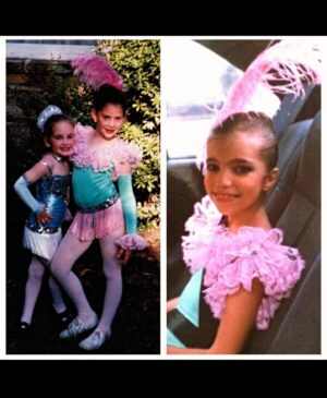 Lindsey Broad Instagram - I’m not saying the whole world revolves around me but I AM saying that the last time I was in a dance class was when I was 7 and Angela Trimbur was in that class and is incidentally the only person I remember from it and now she is the premiere dance teacher in New York City?