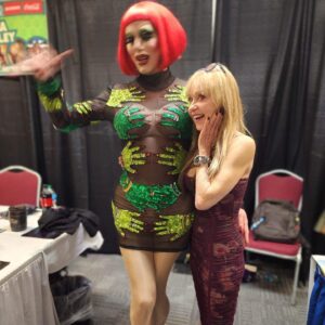 Linnea Quigley Instagram - With @sharonneedlespgh at @pensacolapensacon