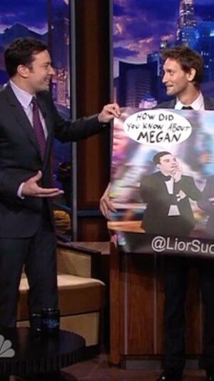 Lior Suchard Instagram - A massage from the future… 

@jimmyfallon 
#jimmyfallonj#jaylenot#tonightshowmastermentalist