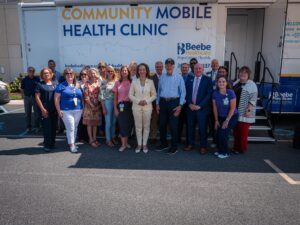 Lisa Blunt Rochester Instagram - I was excited to join @SenatorCarper to celebrate the more than $1 million we secured for @BeebeHealthcare’s Mobile Health Clinic and Community Harm Reduction Outreach Project. These services will meet community members where they are & provide critical services in Sussex County.
