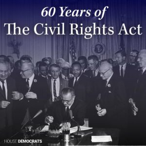Lisa Blunt Rochester Instagram - #OTD 60 years ago, the monumental Civil Rights Act was signed into law.

Today, we must honor that historic action by recommitting ourselves to the fight to protect and expand our most fundamental civil rights - for our democracy and for the future of this country.