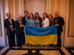 Lisa Blunt Rochester Instagram - Proud to meet with Delawareans as part of the Ukraine Action Summit today to reiterate my firm support of Ukraine as it continues to defend itself against Putin’s unjust and unprovoked war.