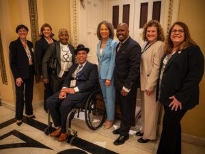 Lisa Blunt Rochester Instagram - It was great to see Insurance Agents & Brokers from across the First State at the Capitol yesterday! In the face of unprecedented extreme weather events & disasters, I am committed to ensuring Delawareans have the resources they need to protect their homes, crops, & livelihoods.