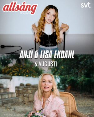 Lisa Ekdahl Instagram - Påväg till Allsångens pressträff på Solliden idag spelades Tracy Chapmans ”fast car” på radion, fast i den nya versionen med Luke Combs just som taxin rullade fram till Skansen scenen.
Jag valde att se det som ett tecken.
Tracy lämnade över sin älskade ”fast car” till Luke och jag ska på allsången lämna över min 30 år gamla dänga ”Vem vet” till knivskarpa, uppåtgående stjärnan @anjisdagbok 
Jag har levt med ”Vem vet” varje dag i 30 år nu och det är dags att någon tar över facklan. Hi hi. 🔥
Anji är i process och spelar in cover av ”Vem vet” och av det jag fått tjuvlyssna är det en banger.
Anji och jag kommer dessutom att sjunga ”Vem vet” tillsammans på allsången på Skansen den 6e augusti!
Det blir så kul.
Det finns tydligen artister som är trötta på sina gamla dängor.
Och så finns - Jag.
#vemvetförevigtimitthjärta
#vemvetförändrademittliv
@allsangskollen 
@svt @yeiworld 
@warnermusicswe