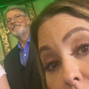 Lisa LoCicero Instagram - Captain Riker joins Ensign Miral Paris! I finally have developed natural Klingon Ridges on my forehead! The prophesy of the Kuvah’magh has finally come to pass! 🙏🏽🙏🏽🙏🏽 P’Taak!! #startrek #startrekvoyager #startreknextgeneration #GH #daytimeunites #jonathanfrakes #klingon
